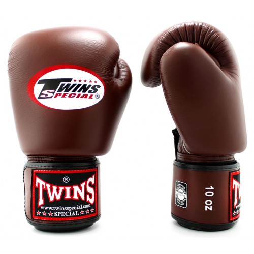 Детские боксерские перчатки Twins Special (BGVL-3 dark brown)